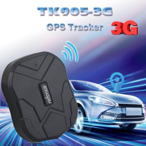 3G Waterproof Car GPS Tracker TK905-3G Magnet Vehicle GPS Locator Real Time Lifetime Free APP 5000mAh Battery Standby 60Days