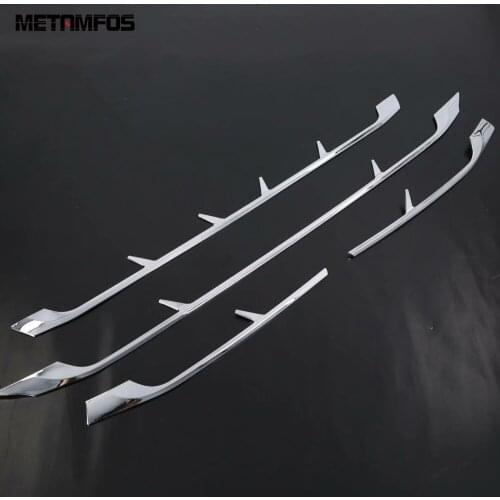 For Hyundai Cantus Creta ix25 2018 2019 Chrome Front Center Grille Grill Cover Trim Decoration Strip Accessories Car Styling