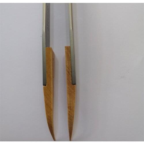 Watch maintenance tool bergeon6071 -7 tweezers with boxwood tips are used to hold fine movement parts Elbow tweezers