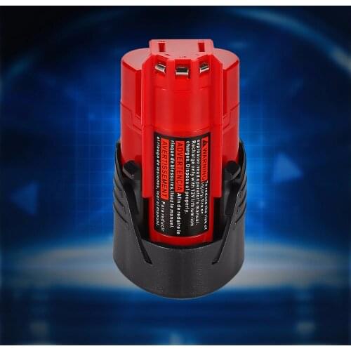 2000mAh 12v 12 Vlot M12 Li-ion Cordless Power Tools Battery for Milwaukee 48-11-2401 48-11-2402 48-11-2411 M12 XC FREE SHIP