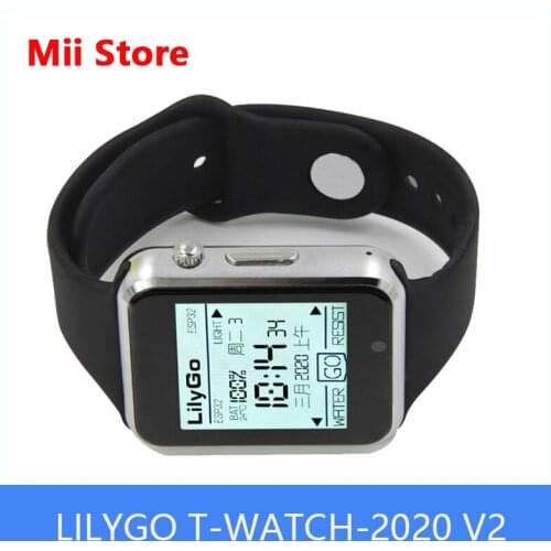 LILYGO TTGO T-Watch-2020 V2 ESP32 Main Chip 1.54 Inch Touch Screen GPS IPS Capacitive WIFI Wearable Environmental Interaction
