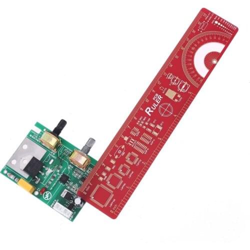Multifunctional PCB Ruler IC Package Hollow Protractor Triode MOS Tube Symbol Development Electronic Engineer Measuring Tool