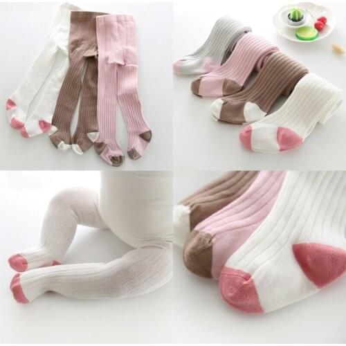 Soft Baby Girls Warm Cotton Tights Pantyhose Tights Baby Kids Stockings 0-6T