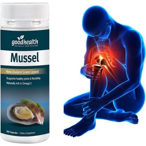 NewZealand GoodHealth Green Lipped Mussel Omega 3 Glucosamine Chondroitin Healthy Joints Flexibility Health Wellness Supplements