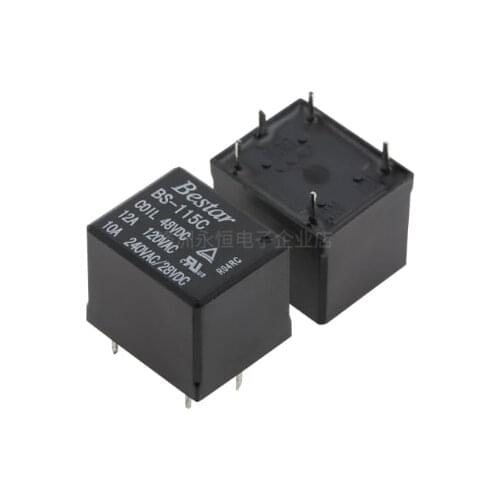 New Relay 20PCS/LOT BS-115C BS-115C-5VDC BS-115C-12VDC BS-115C-24VDC BS 115C 5V 12V 24V 48V Instead of SRD-12VDC-SL-C 5PIN