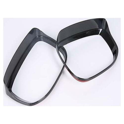 Fit For Mazda CX-5 CX5 2017 2018 ABS Chrome/Carbon Fiber Rearview Side Mirror Sun Rain Visors Cover Trim