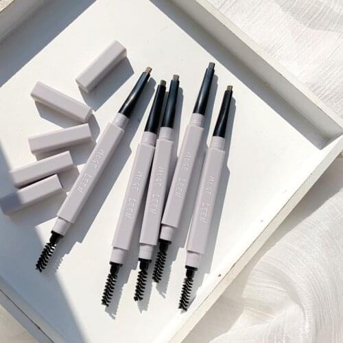 5 Colors Eyebrow Pen Double-headed Waterproof Sweat-proof Long-lasting Non-marking Easy To Wear Natural Makeup Eye Maquillaje