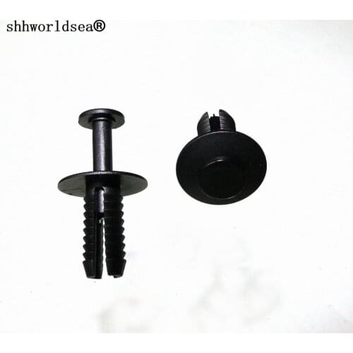 Shhworldsea 10pcs 6mm Hole Auto car Fastener Car Trunk Liner Bumper Fender Push Type Shield Retainers Clips for BMW X1 X3 X5 X6