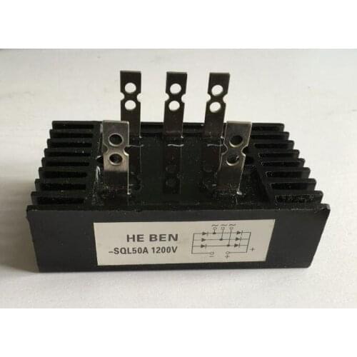 Three-phase rectifier bridge rectifier SQL50A 1200V 60*100mm