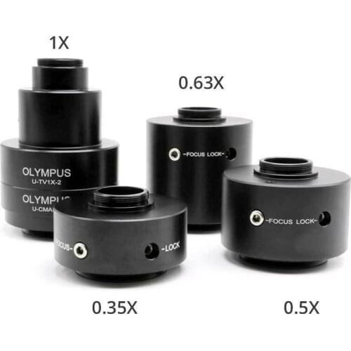 0.35X-1X Trinocular Microscope Reduce Lens C-Mount CCD Camera Adaptor for Olympus Trinocular Microscope