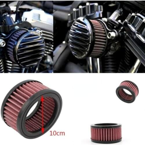 Motorcycle Universal Replacement Air Cleaner Intake Filter For Harley Sportster XL 883 XL1200 X48 2004 -2018