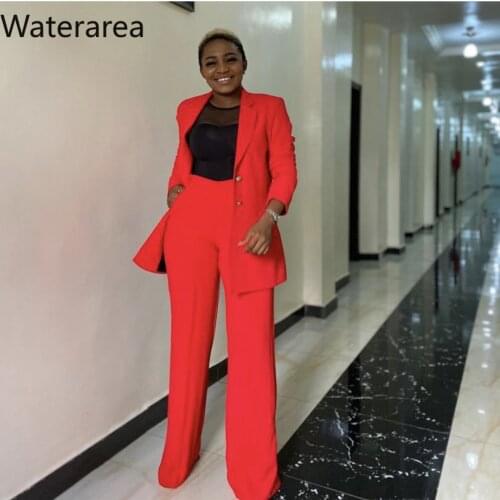 Женские осенние брючные костюмы Waterarea China At AliExpress