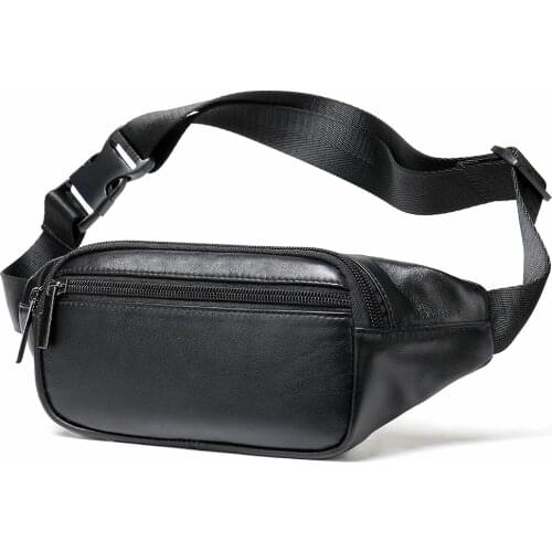Fanny Pack Designer Man Belt Pouch Luxury Brand Sling Bag Mens Waist Bag Belt Men Sheep Genuien Leather Waist Pack