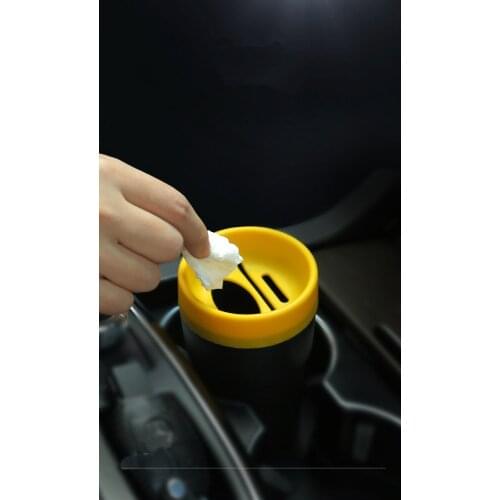 1PC 4 in 1 Waste Bin Money Box Tissue Storage Box Portable Vehicle Can Trash Dustbin Garbage Dust Bin Car Accessories OK 0727