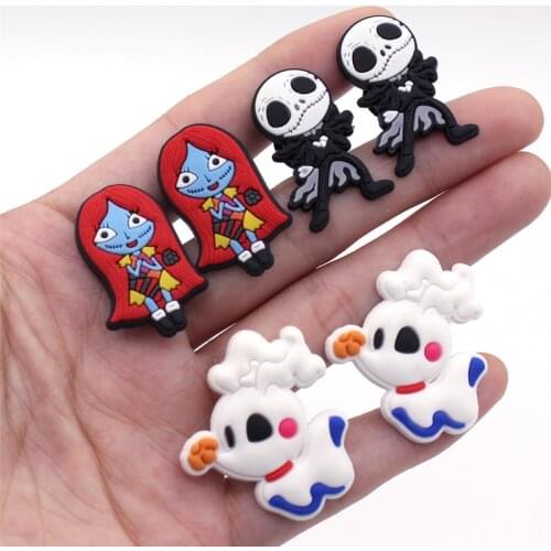 Single Sale 1pcs Shoe Charms Accessories Decorations PVC Croc jibz Buckle for Kids Party Xmas Gifts