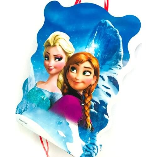 40*30cm Freezing Anna Elsa Pinata Party Supplies Kids Disposable Plastic Childrens Birthday Girls Party Favors
