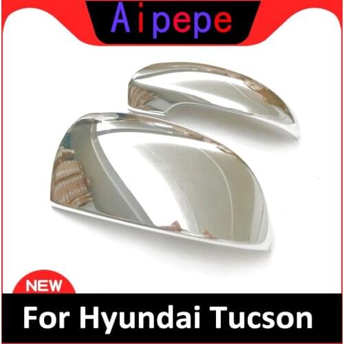 Auto Side Door Rearview Rear View Mirror Case Cap Covers Trim 2pcs/set ABS Chrome Car Styling For Hyundai Tucson 2016 2017