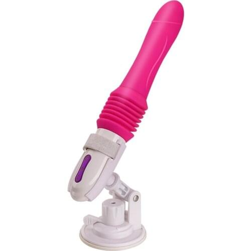 Automatic Telescopic Realistic Dildo Vibrator With Sucker Rotation Heating Artificial Penis Female Masturbator Sex Machine