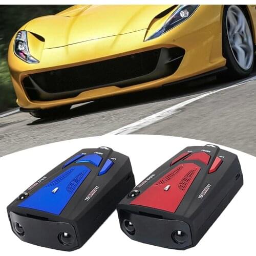 12V Car Vehicle Radars Detectors LED Display Speeded Control Detector 360 Degree Speeded Voice Alert Warning Device Russia /Engl