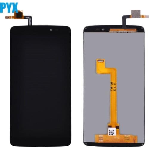 Black For Alcatel One Touch Idol 3 OT6045 LCD with Touch Screen Digitizer Free Shipping