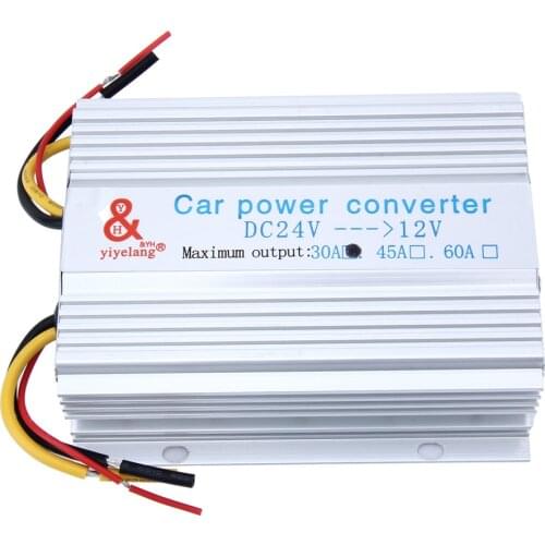 DC-DC Step Down Voltage Converter, Power Supply Buck Regulator 24V to 12V 30A Volt Reducer Transformer