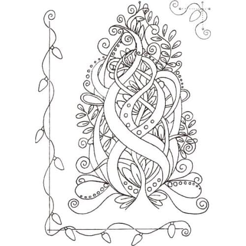 Tree Transparent Clear Silicone Stamp/Seal for DIY scrapbooking/photo album Decorative clear stamp sheets B0212