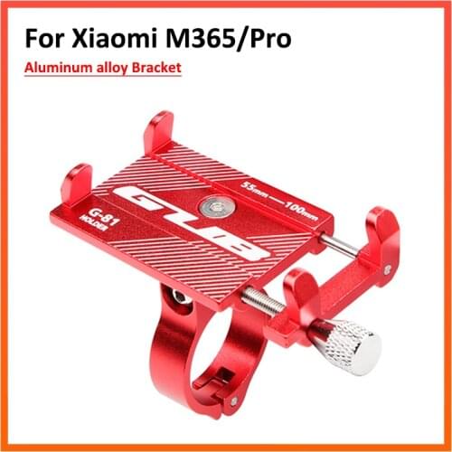 GUB G81 Support Adjustable Anti-Slip Mobile Phone Stand Holder For Xiaomi M365 Pro Electric Scooter g-81 Phone Bracket