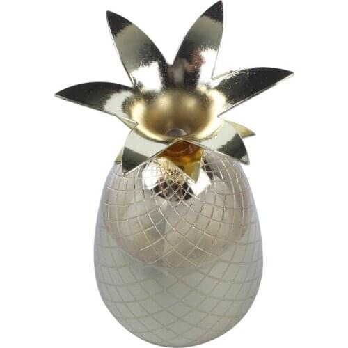 The Royal Hawaiian Gold Pineapple Tumbler Beer Cup