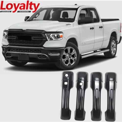 Loyalty for 2019 2021 Dodge Ram 1500 Exterior Side Tailgate Tail Door Handle Cover Trim ABS Car Accessorie Auto Styling
