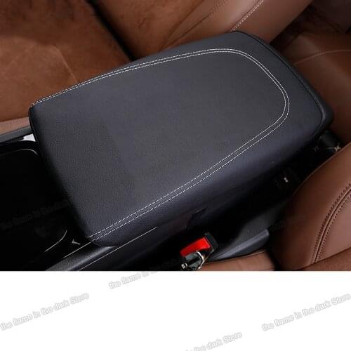Lsrtw2017 Fiber Leather Car Center Armrest Cover Pad for Buick Regal Opel Insignia 2017 2018 2019 2020 Accessories Auto Sticker