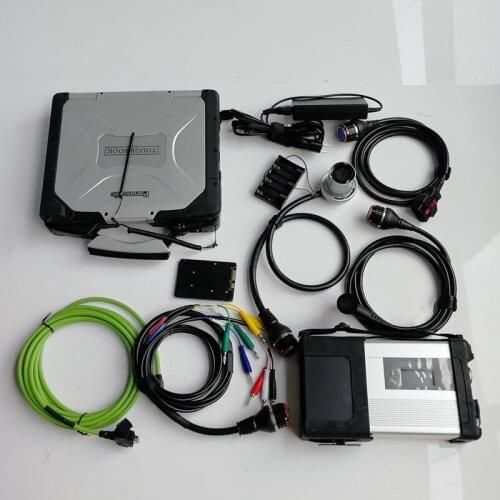 MB Star C5 SD compact 5 Interface Used Laptop CF30 CF-30 4G 480GB SSD and V12/2020 Software for Auto Diagnostic Tool MB Star C5