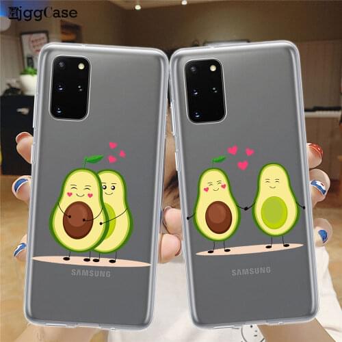 Phone Case For Samsung A31 A50 A51 A20 A20E A30 A10 A70 A40 A60 A10S A20S A50S Funny avocado Cute cartoon fruit Soft Cover