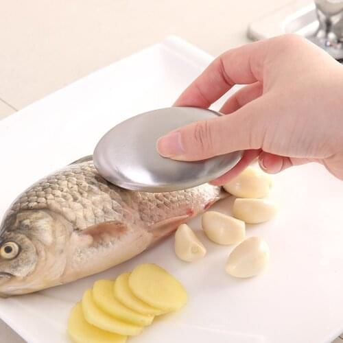 Magic stainless steel soap bar Metal Odor Remover cleaning hands Eliminating Garlic Onion fishy smell Bathroom kitchen Supplies