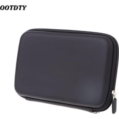 OOTDTY 7 Inch Hard Shell Carry Bag Zipper Pouch Case For Garmin Nuvi TomTom Sat Nav GPS