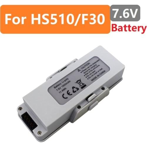 Original 7.6V Rechargeable Battery For Hs510 F30 Drone 7.6v 1500mAh lipo battery RC Quadcopter Toys Spare Parts Accessories 1PCS