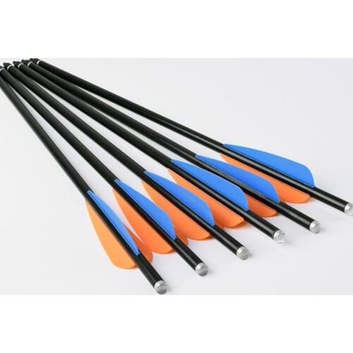 6Pcs 16/20 Inch fiberglass Crossbow Arrows for Crossbow Hunting Archery