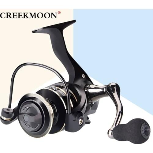 Super Fishing Reel 8KG Max Drag Full Metal Spool 5.2:1 High Speed Spinning Reel Steel Handle Saltwater Reels For Fishing Tool