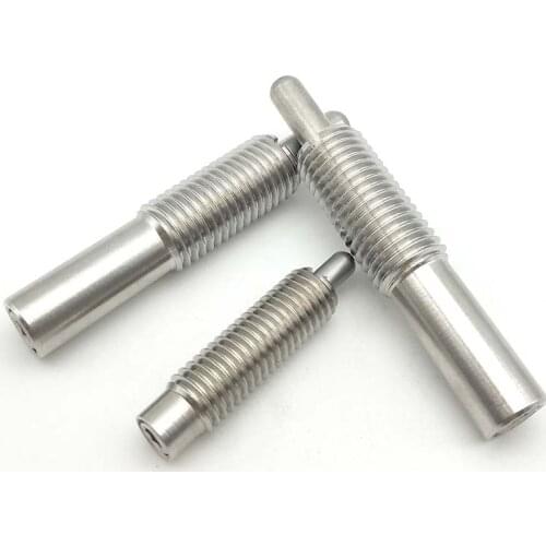 2pcs M5 M6 telescopic spring pin screws Allen subject type plunger screw light load type lock bolt stainless steel 3mm-5mm long