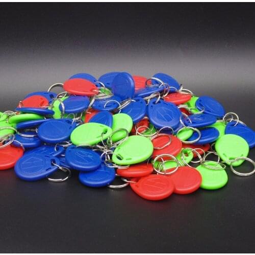 1000pcs/lot EM4305 125khz RFID Smart Tags Rewritable Keys Keyfobs