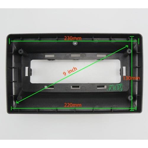 9 INCH Car Audio Frame GPS Navigation Fascia Panel Car dvd Plastic Frame Fascia is suitable for 1999 HYUNDAI VERNA