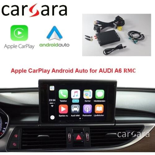 A6 A7 C6 Wireless CarPlay Decoder Androidauto RMC interface box mirror link support Youtube plug and play