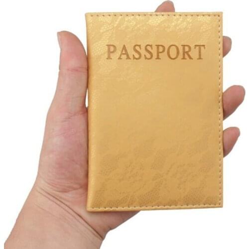 Travel Accessories Passport Holders Covers Fashion PU Leather ID Bank Credit Card Bag Women Passport Business Holder wallet Case