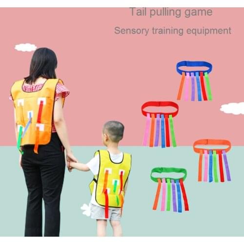 Kids Funny Outdoor Game Catching Tail Training Equipment Toys For Children Adult Kindergarten Boys Girls Teamwork Sport Game Toy