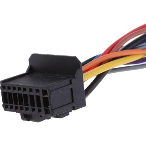 For Pioneer(2015) 16-Pin To ISO Lead Wiring Loom Power Adaptor Wire Radio