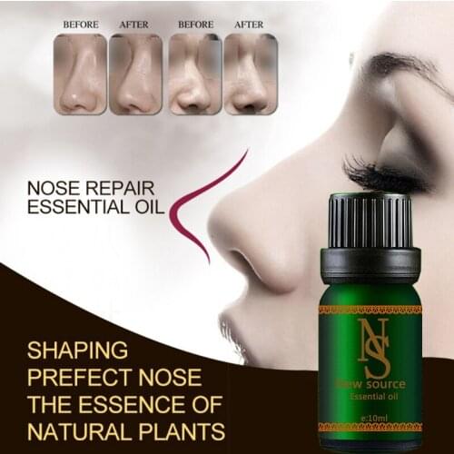 Nose Up Heighten Rhinoplasty Essential Oil 10ml Nasal Bone Rmodeling Pure Natural Nose Care Thin Smaller Nose 100% Effective