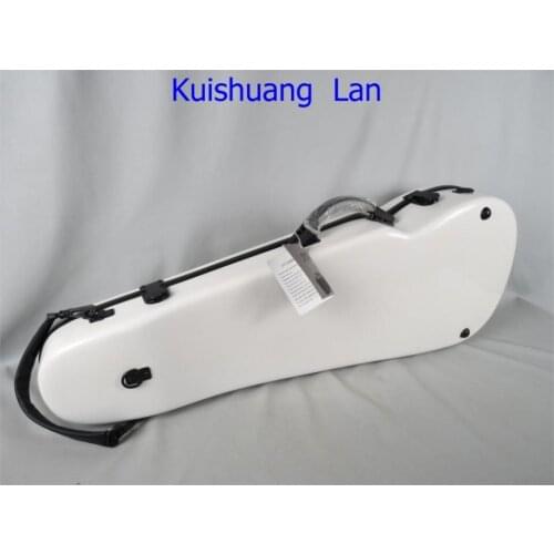 Best white color glass fiber gap model viola hard case,fine workmanship