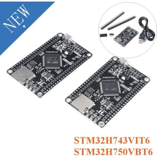 STM32H750VBT6 STM32H743VIT6 STM32H7 Development Board STM32 System Board M7 Core Board TFT Interface with USB Cable