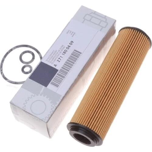 Oil Filter A2711800009 1Pcs For Mercedes Benz C-CLASS W203 CL203 S203 2001-2011 C180 C200 C230 Kompressor Model Paper Oil Filter