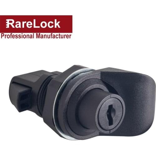 MMS575 Switch Cabinet Door Locke PA6 Nylon Distribution Box Lock Handle Cabinet Cam Lock for Box Cupboard DIY h