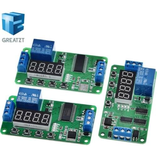 GREATZT CE030 DC 5V 12V 24V Multifunction Delay Relay Time Switch Turn on/off PLC Module